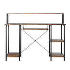 Levede Office Gaming Computer Desk Brown-0