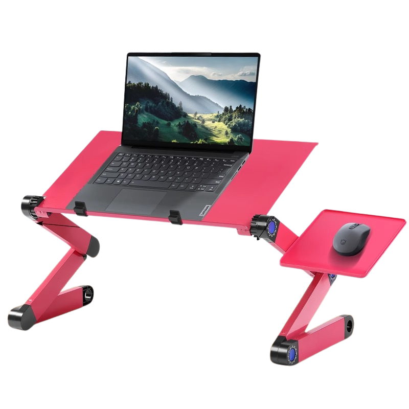 Standing Laptop Desk with Mouse Board-1